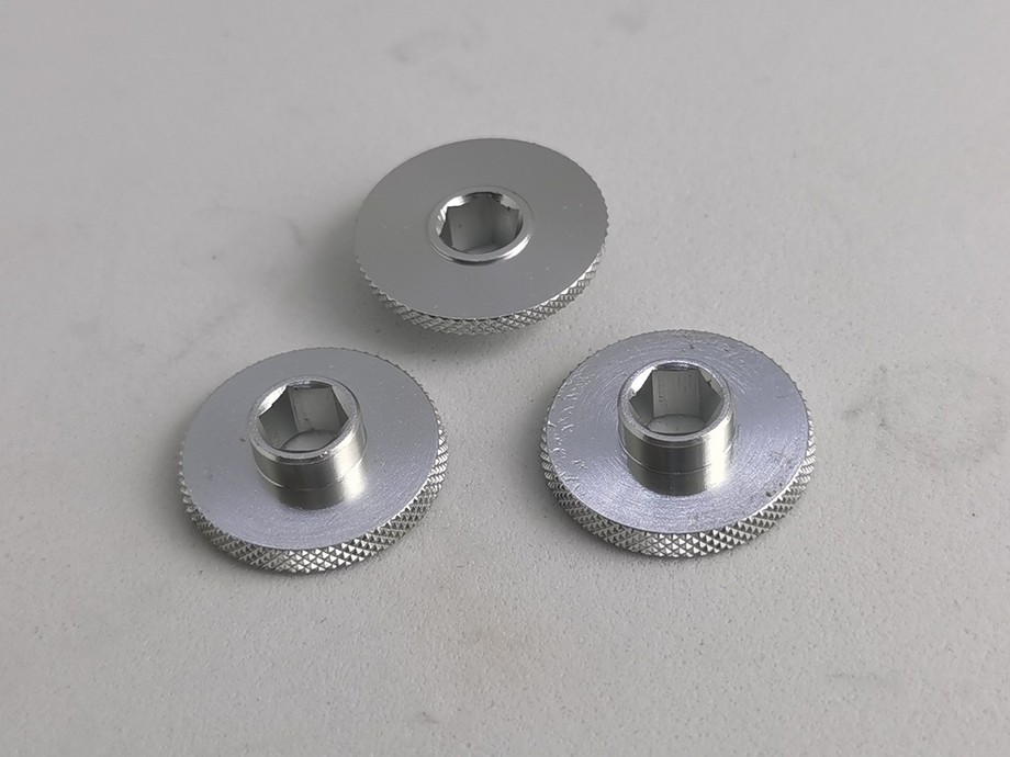 Aluminum knob cover